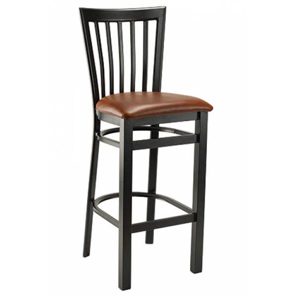 G&A Wyndham 635B-PS Metal Indoor Restaurant Bar Stool