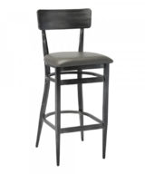 G&A Kinley 670-PS Steel Indoor Restaurant Bar Stool