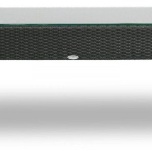 GAR Asbury New Grey Synthetic Wicker Coffee Table for Outdoor Restaurants (closeout)