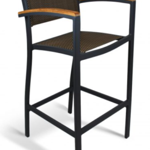 GAR Bayhead Performance Weave Barstool w\Arms
