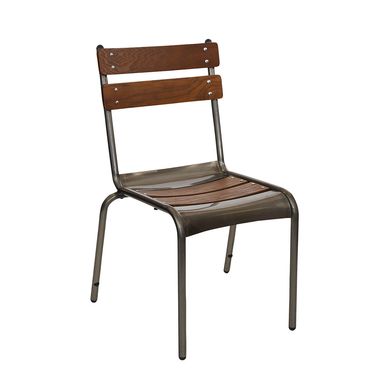 BFM Dalton Stacking Steel Indoor Restaurant Side Chair