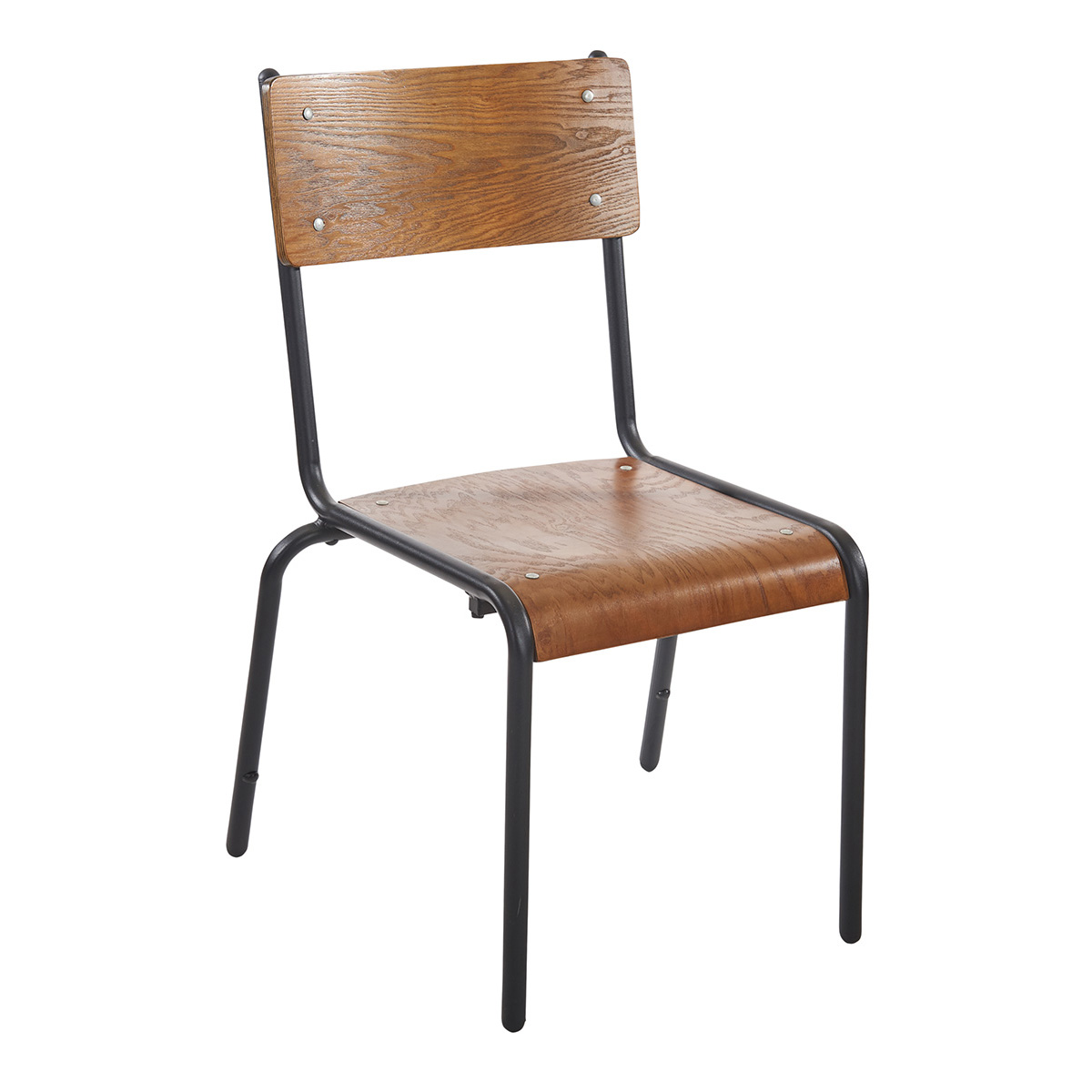 BFM Nash Steel Stacking Indoor Restaurant Side Chair