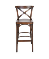 BFM Sofia Beechwood Barstool Vintage - Vintage Veneer Seat for Indoor Restaurants