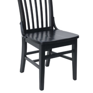 BFM Cornell Beechwood Chair Black Stain - Black Stain Beech Seat for Indoor Restaurants