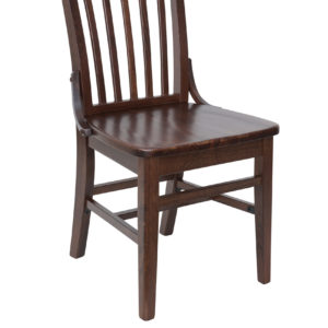 BFM Cornell Beechwood Chair Cornell Chair Dark Walnut - Dark Walnut Beech Seat for Indoor Restaurants
