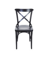 BFM Sofia Beechwood Chair Black Walnut - Black Walnut Veneer Seat for Indoor Restaurants