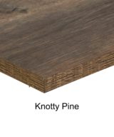 BFM 1-inch Relic Table Top - Melamine PVC Self-Edge 30x48 - Knotty Pine for Indoor Restaurants