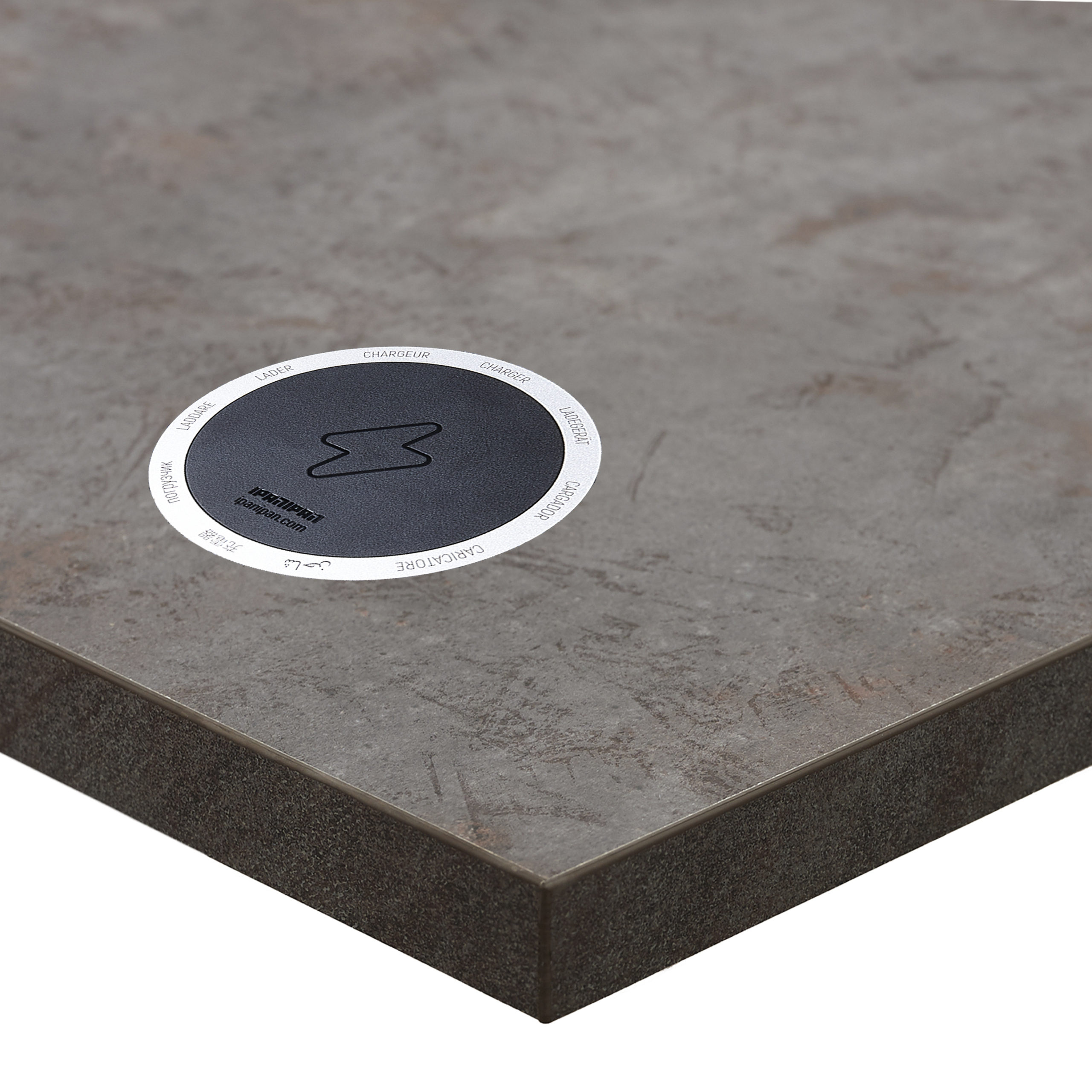 BFM 1-inch Relic Table Top - Melamine PVC Self-Edge 30x60 - Rustic Copper for Indoor Restaurants