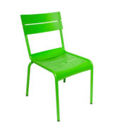 BFM Beachcomber Lime Aluminum Stacking Side Chair