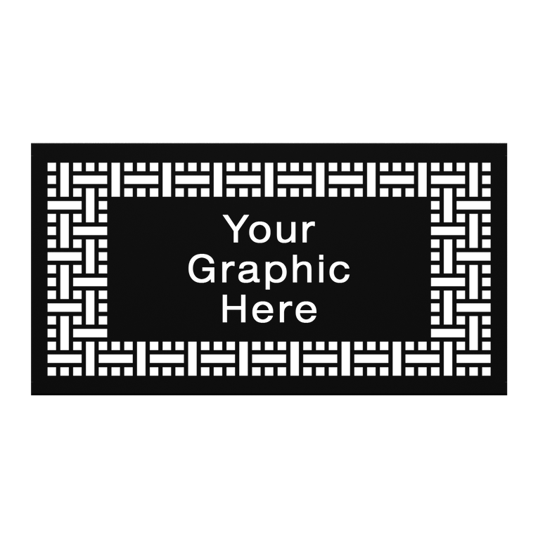 5 ft. Select Space Partition Graphic Panel, Square Weave
