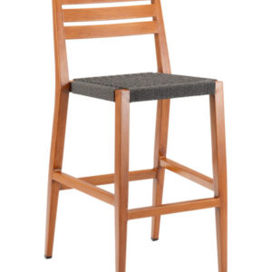 Florida Seating Riviera 02B Metal Back Outdoor Restaurant Bar Stool