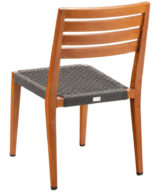 Florida Seating Riviera 02S Metal Back Outdoor Restaurant Side Chair