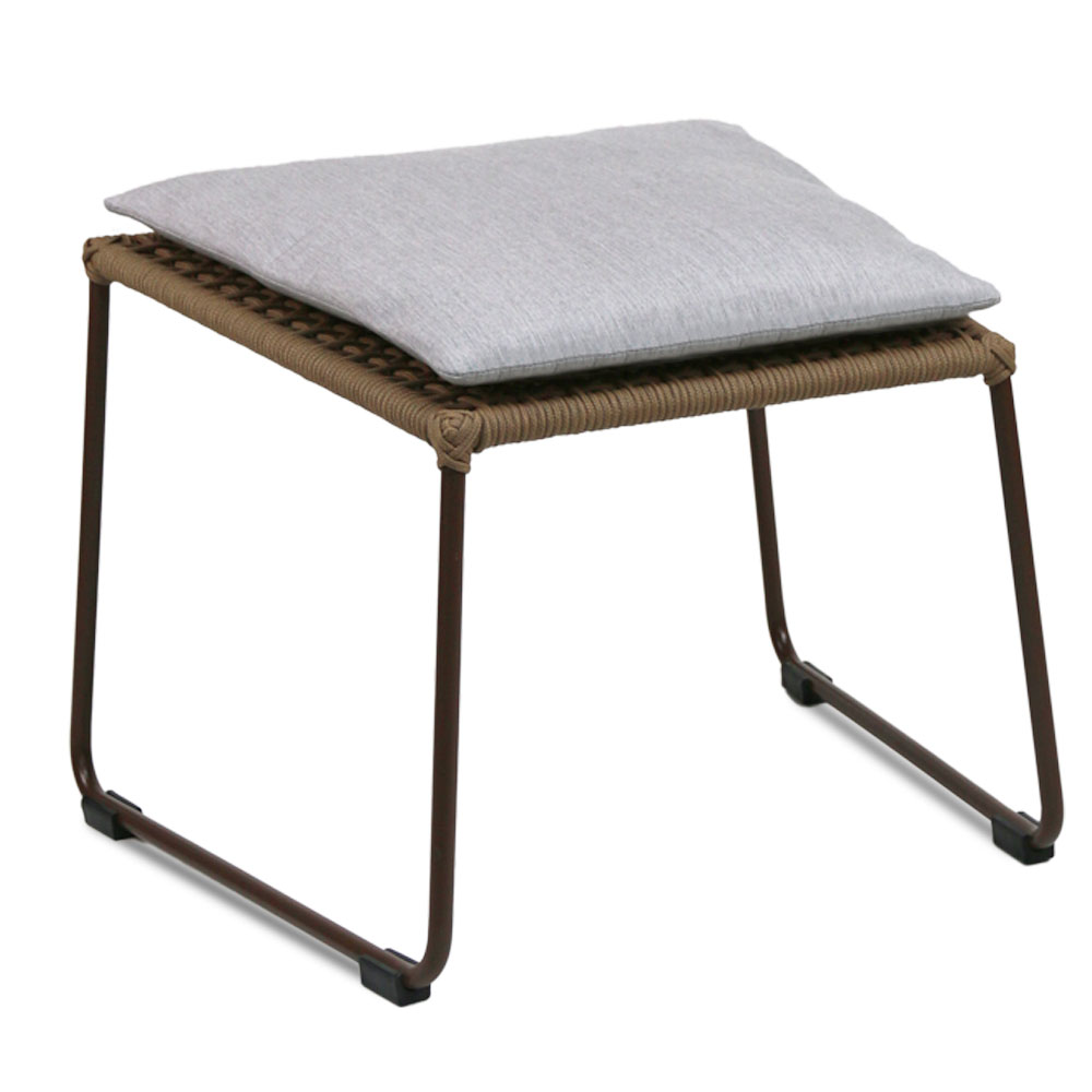 GAR Knot Ottoman with COM or Sunbrella cushion