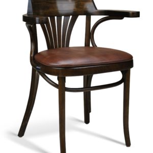 GAR 23 Series, PS Arm Chair, Indoor, Walnut LQ