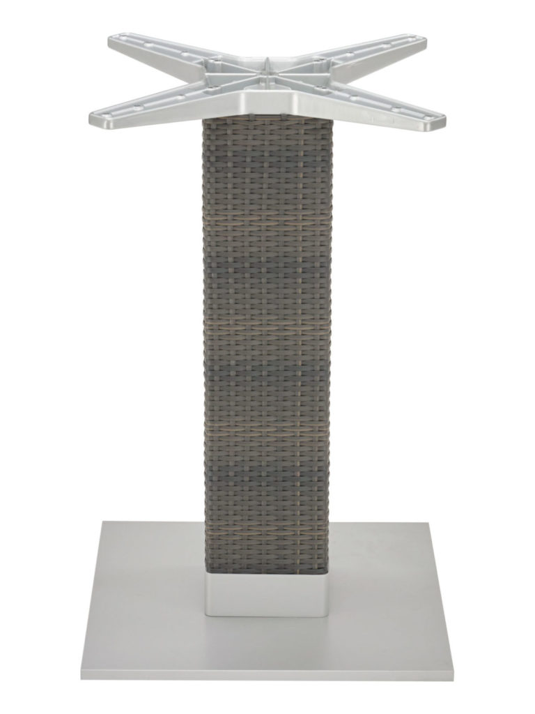 outdoor table base wicker wrap
